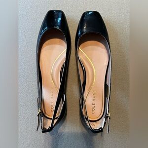 NWOT Cole Haan Black Patent Leather Flats.​